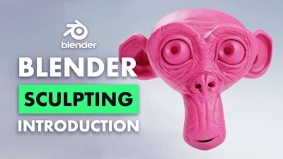 【中文字幕】Blender 雕刻入门教程 Intro to sculpting in blender