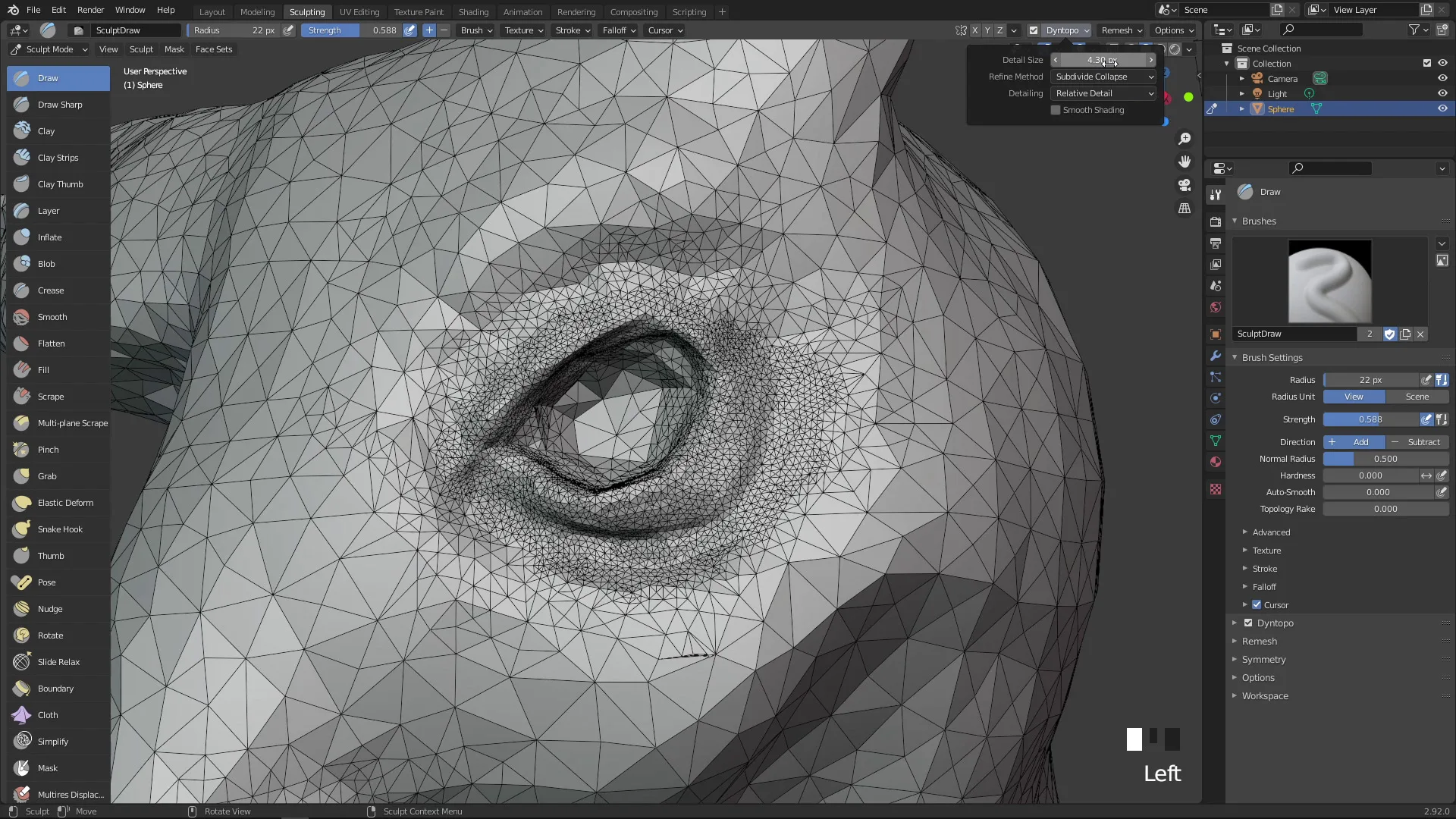 【中文字幕】Blender 雕刻入门教程 Intro to sculpting in blender
