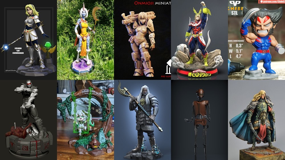 179组3D打印模型合辑2023年5月 3D-Print Models Collection May 2023