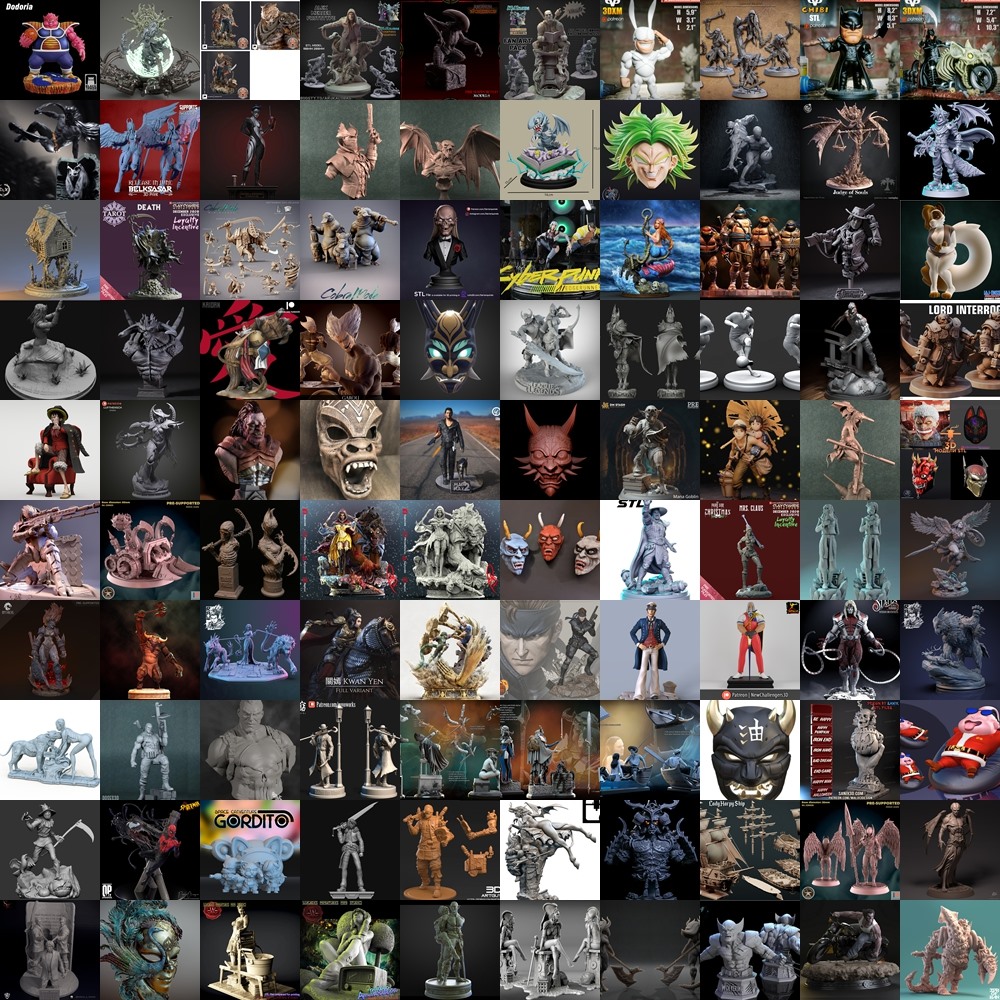 180组 3D 打印模型合辑2023年8月 3D-Print Models Collection August 2023