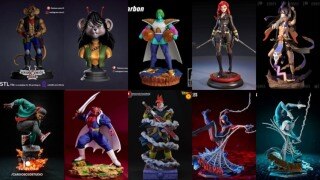 180组 3D 打印模型合辑2023年8月 3D-Print Models Collection August 2023