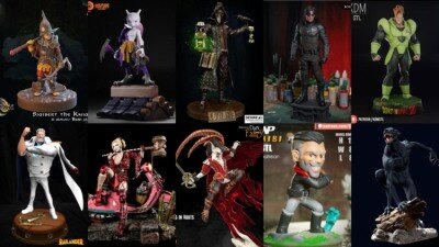 130组3D打印模型合辑2023年9月 3D-Print Models Collection September 2023