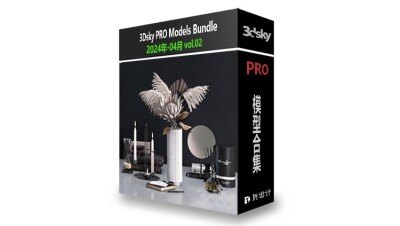 3DSky Pro 3D模型合辑2025年4月第2季 | 400套 | 22GB