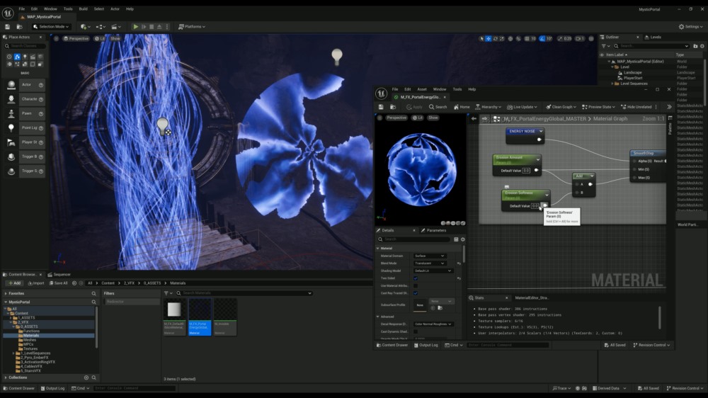 【中文字幕】Houdini+UE 游戏实时视觉特效教程 Real-Time VFX for Games
