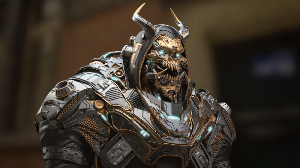 【中文字幕】 ZBrush 高级硬表面雕刻 3D 角色高级技术教程