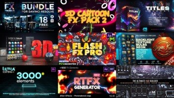 After Effects AE模版素材合集2025年第2季