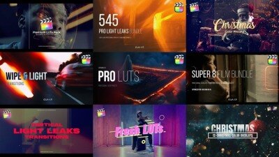 Apple Motion & FCPX 素材合集2025第2季 Luts 颜色预设