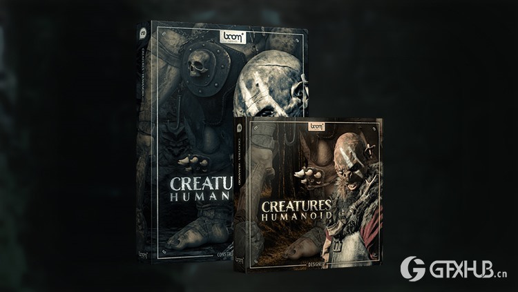 恐怖僵尸人形生物音效 Boom Library - Creatures Humanoid