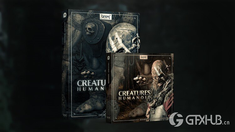 恐怖僵尸人形生物音效 Boom Library - Creatures Humanoid