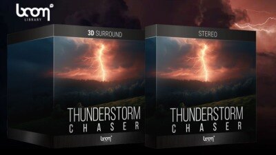 大自然之怒雷暴闪电暴风雨音效库（立体声/3D 环绕声） Thunderstorm Chaser