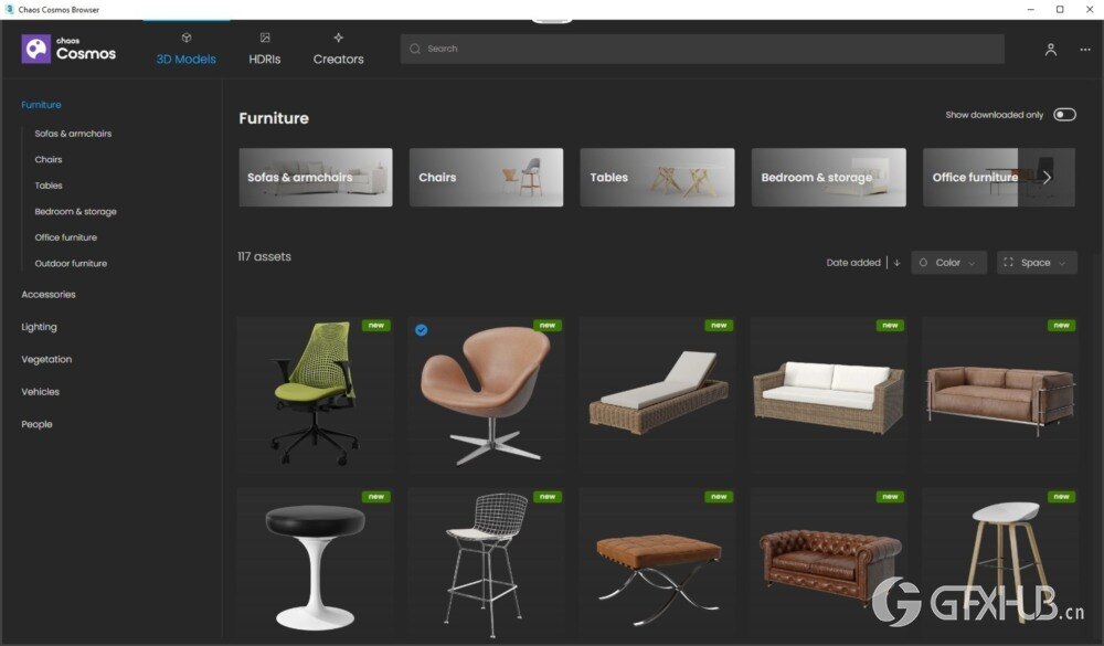 Chaos Cosmos 资源库完整版 Chaos Cosmos Full Library 3ds Max