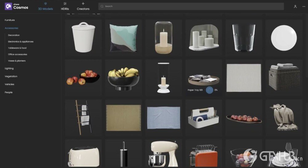 Chaos Cosmos 资源库完整版 Chaos Cosmos Full Library 3ds Max