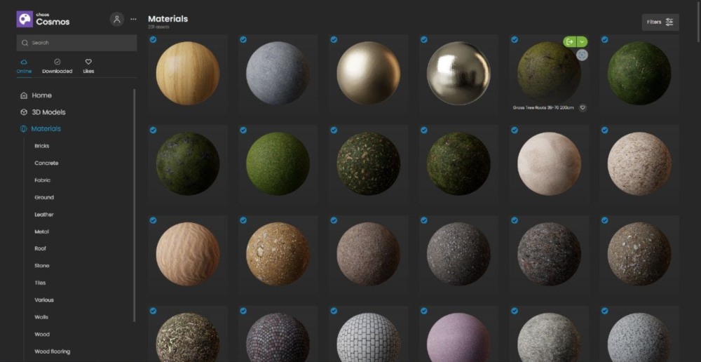 Chaos Cosmos 资源库完整版 Chaos Cosmos Full Library 3ds Max