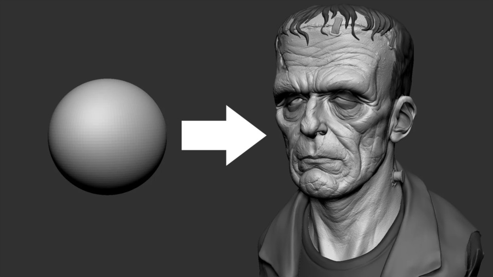 ZBrush 概念角色雕刻教程 Character Concept Sculpting in ZBrush