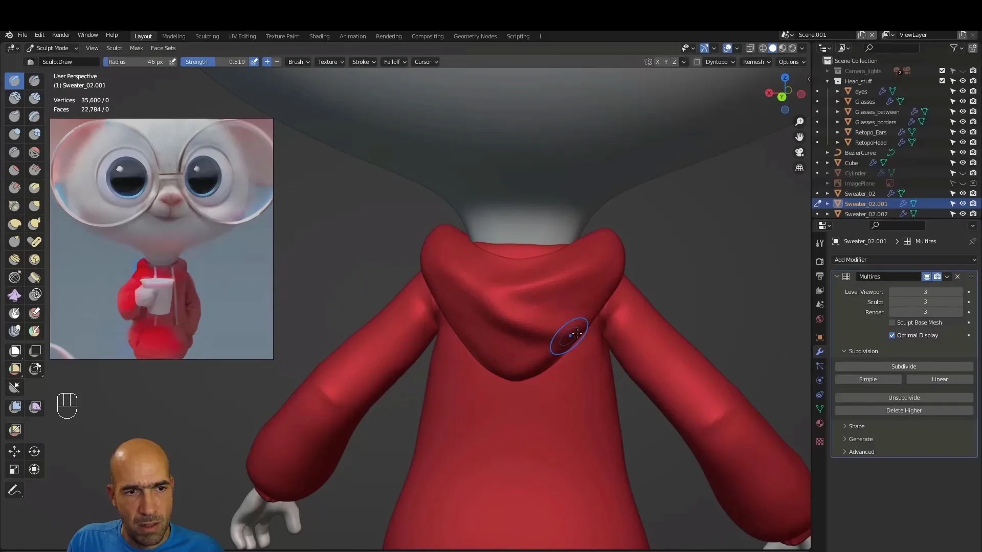 【中文字幕】Blender 初学者 3D 角色创建全流程教程