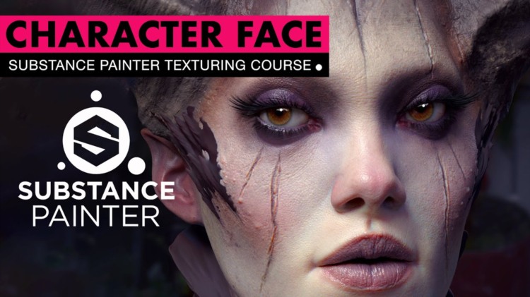 Substance Painter 角色面部皮肤纹理着色器完整工作流程