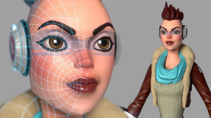 Zbrush+Maya 游戏角色建模和纹理 - 完整流程