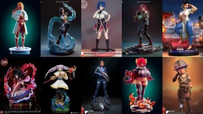 132组女性 3D 打印模型系列合集第14季 96GB