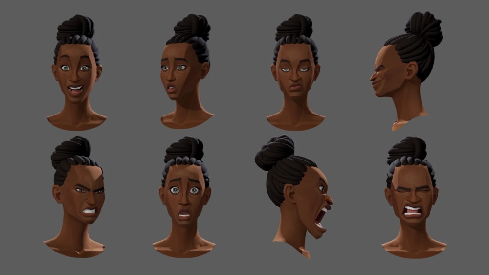Maya 角色绑定3D模型 Modjadji – character rig for maya
