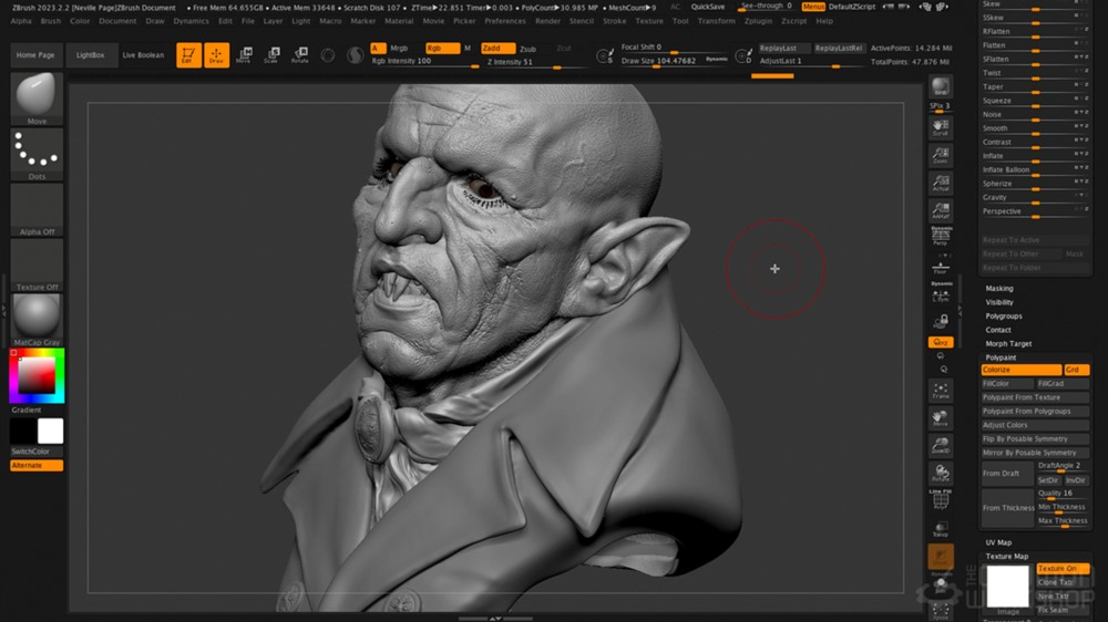 【中文字幕】ZBrush 虚拟化妆角色设计教程 Virtual Makeup Design Volume 1