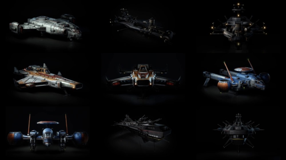 Kitbash3D - 科幻套件：宇宙飞船舰队Blend模型