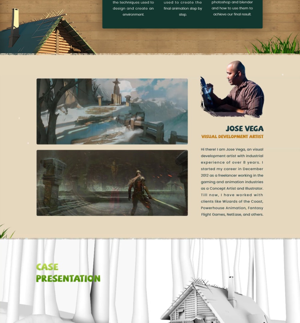 动画和 3D 投影的风格化背景教程 Stylized Background For Animation And 3D Projection