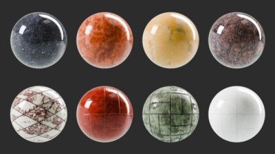 700+ SBSAR 大理石花岗岩材质预设 Substances Marble – Granite