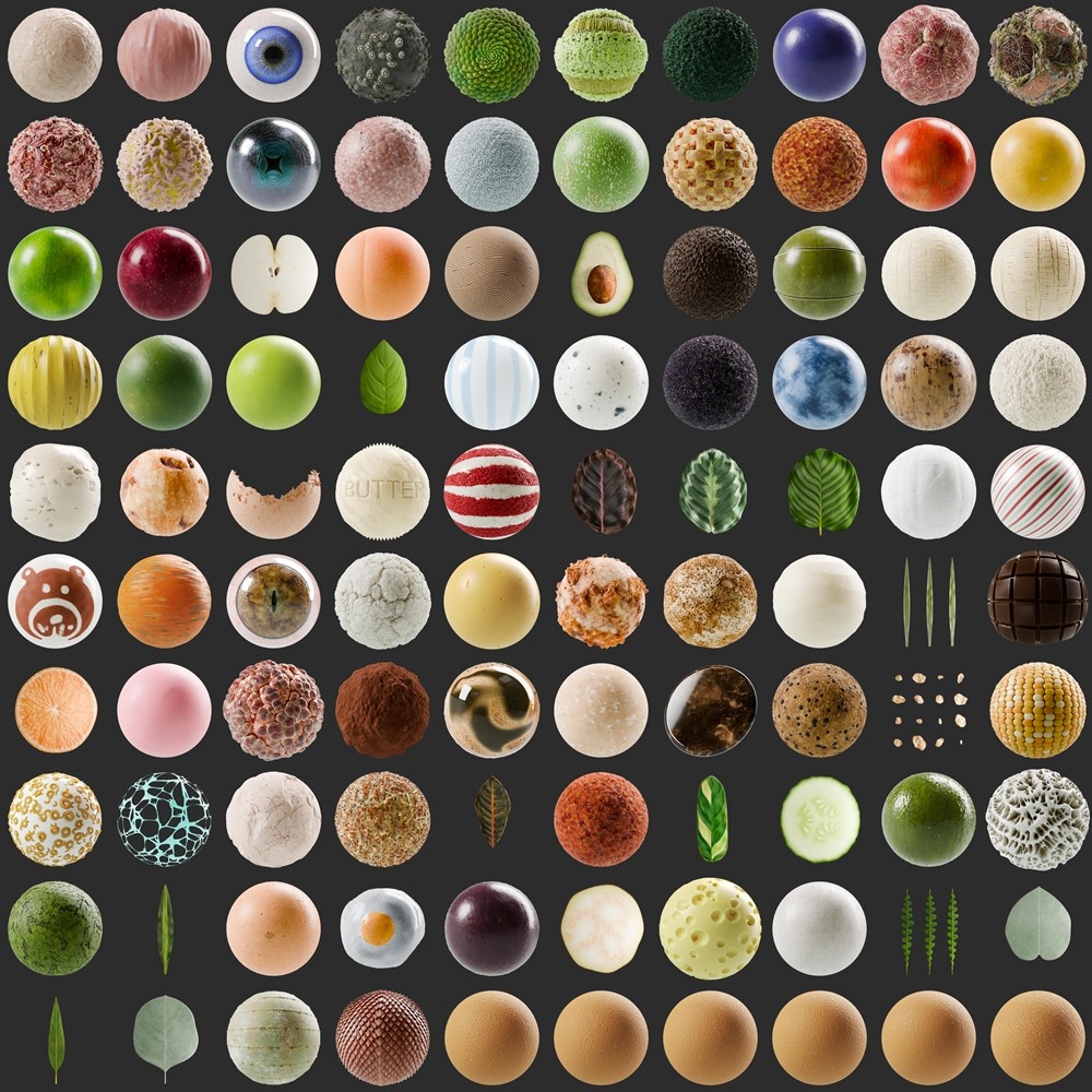 340 SBSAR 有机食品材质预设 Substances Organic Materials
