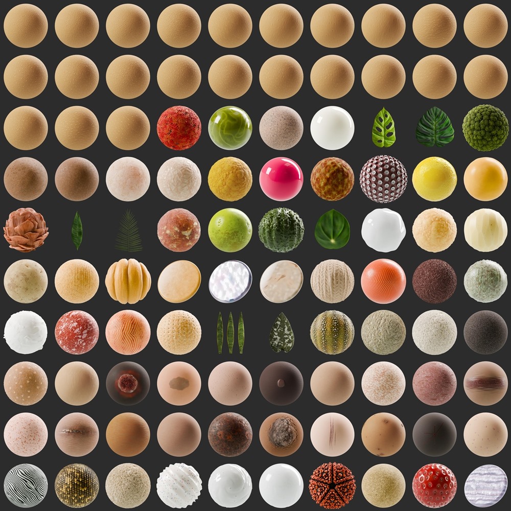 340 SBSAR 有机食品材质预设 Substances Organic Materials