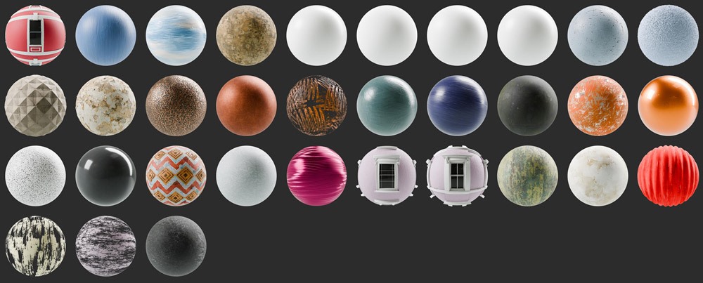 200+ SBSAR 油漆涂料材质预设 Substances Paint Materials