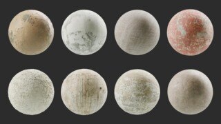 120+ SBSAR 石膏材质预设 Substances Plaster Materials