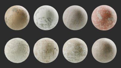 120+ SBSAR 石膏材质预设 Substances Plaster Materials