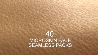 微观皮肤贴图 Texturing XYZ – Bundle Face #01 and Skin Micromaps #1