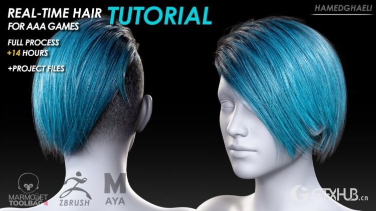 AAA 游戏实时头发教程(完整流程)Real Time Hair For AAA Games Tutorial