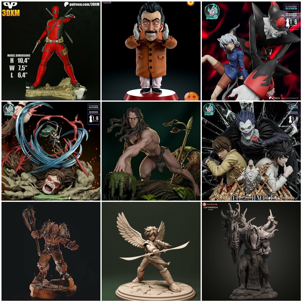 3D 打印模型系列第一季 3D-Print Models Collection Vol.1 2025