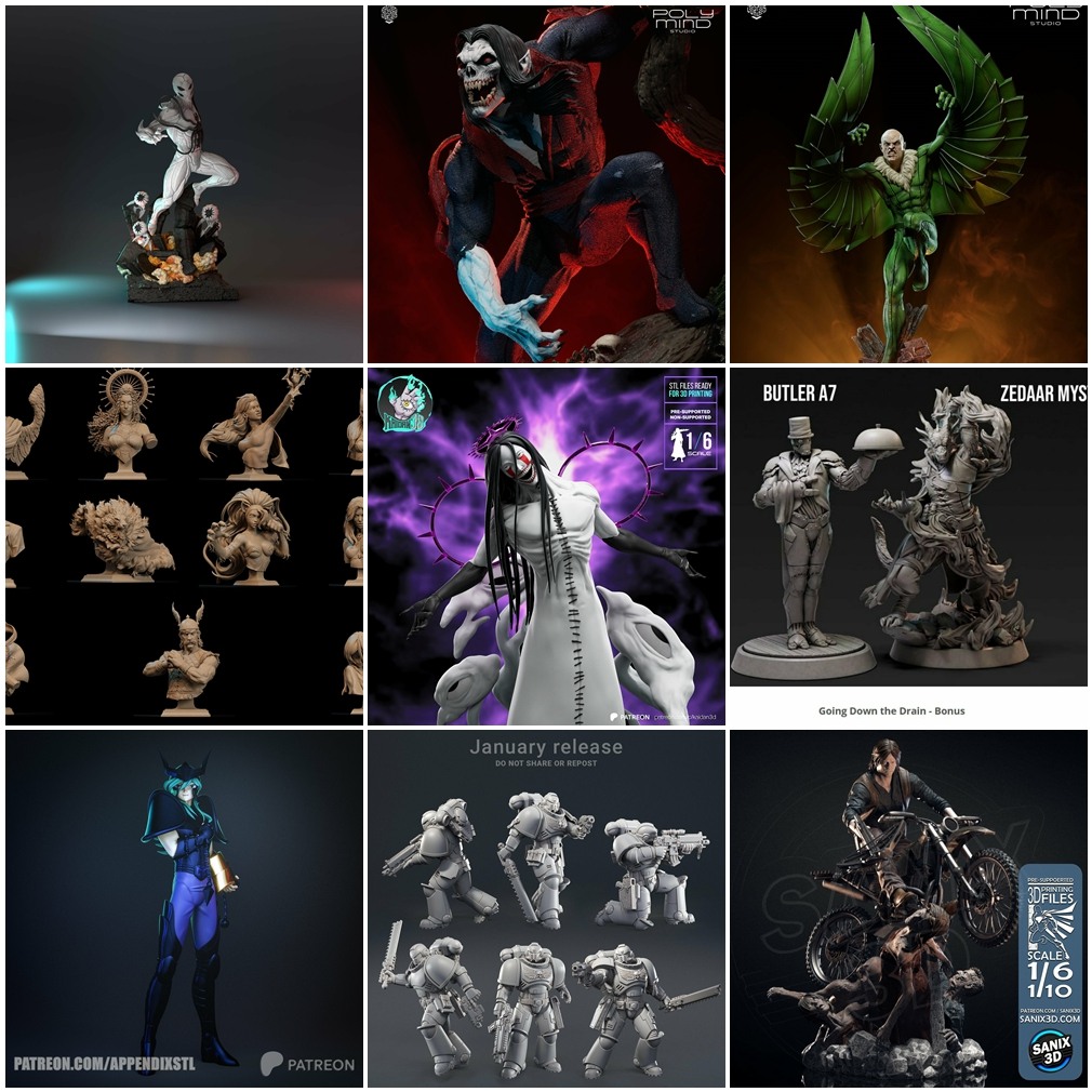 3D 打印模型系列第一季 3D-Print Models Collection Vol.1 2025