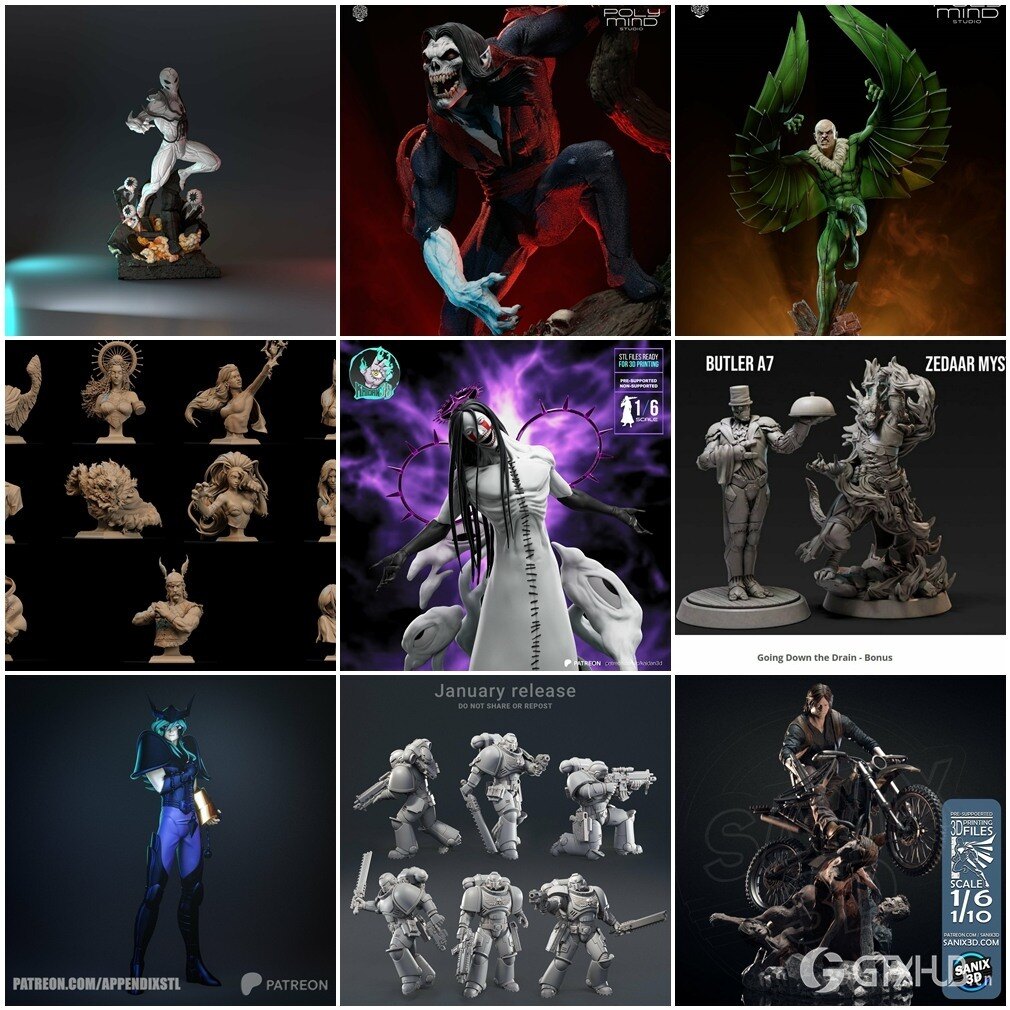 3D 打印模型系列第一季 3D-Print Models Collection Vol.1 2025