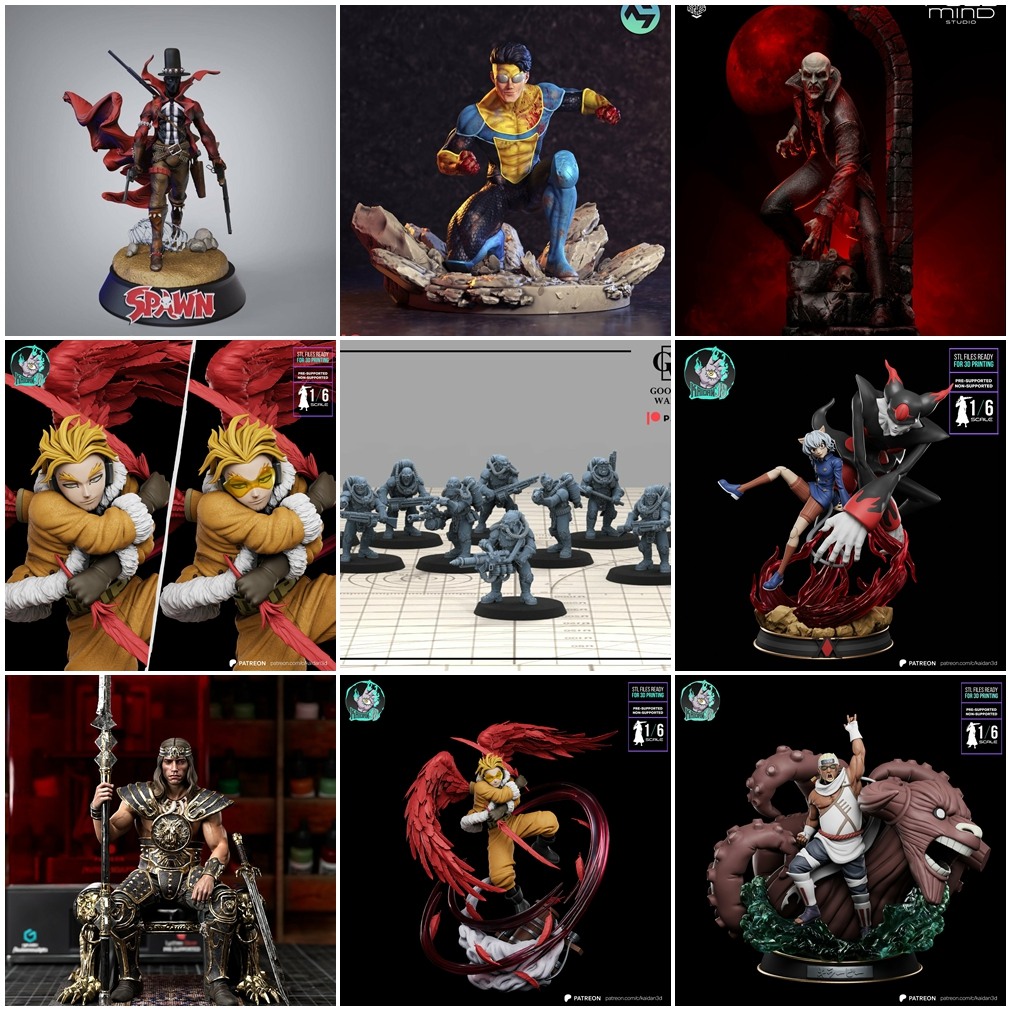3D 打印模型系列第一季 3D-Print Models Collection Vol.1 2025