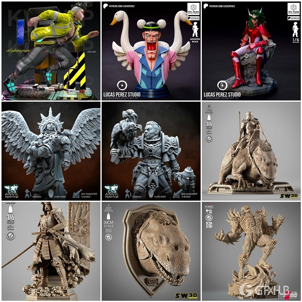 3D 打印模型系列第一季 3D-Print Models Collection Vol.1 2025