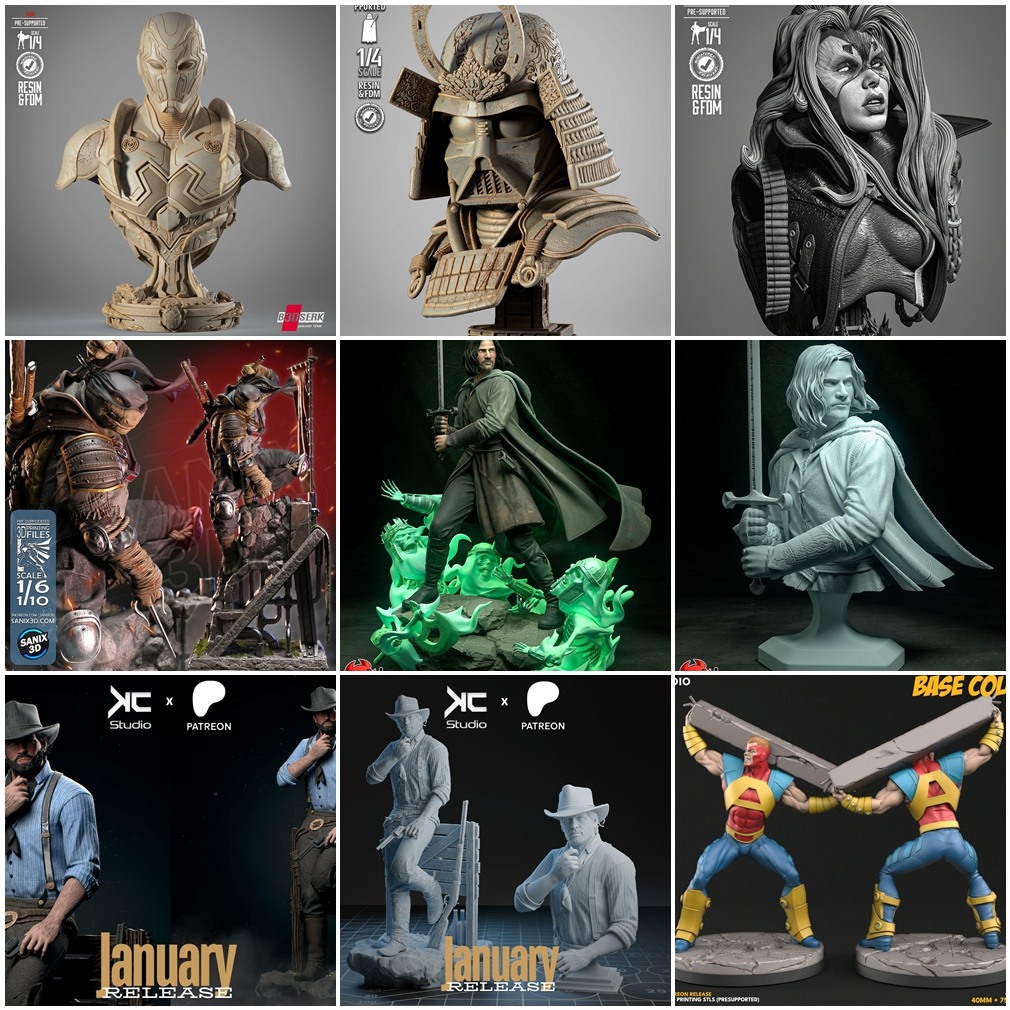 3D 打印模型系列第一季 3D-Print Models Collection Vol.1 2025