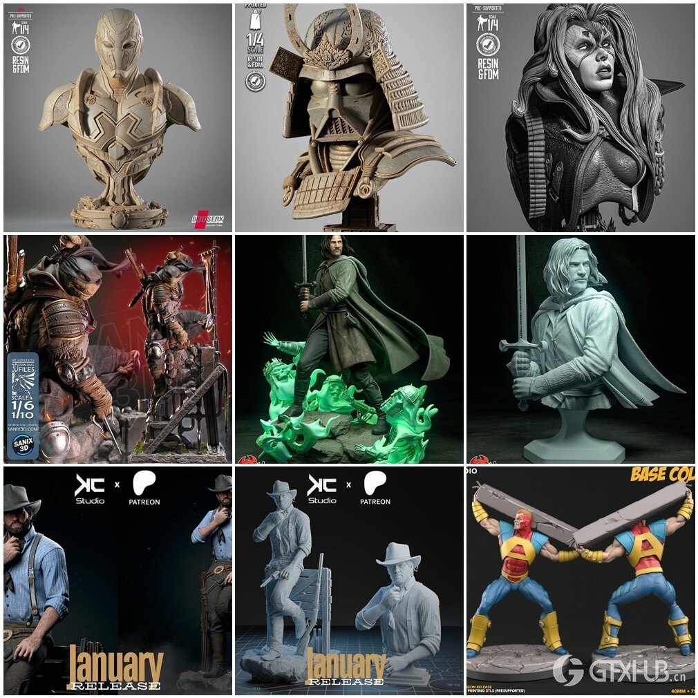 3D 打印模型系列第一季 3D-Print Models Collection Vol.1 2025