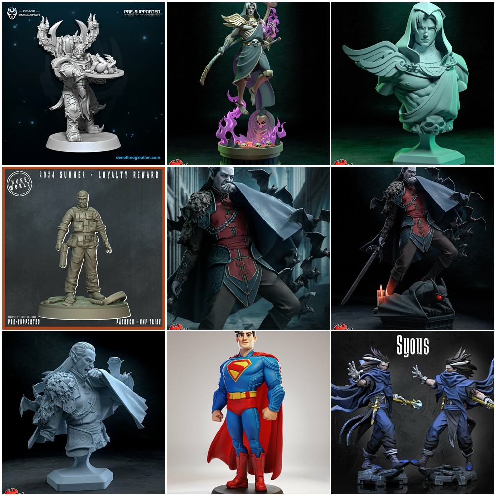 3D 打印模型系列第一季 3D-Print Models Collection Vol.1 2025