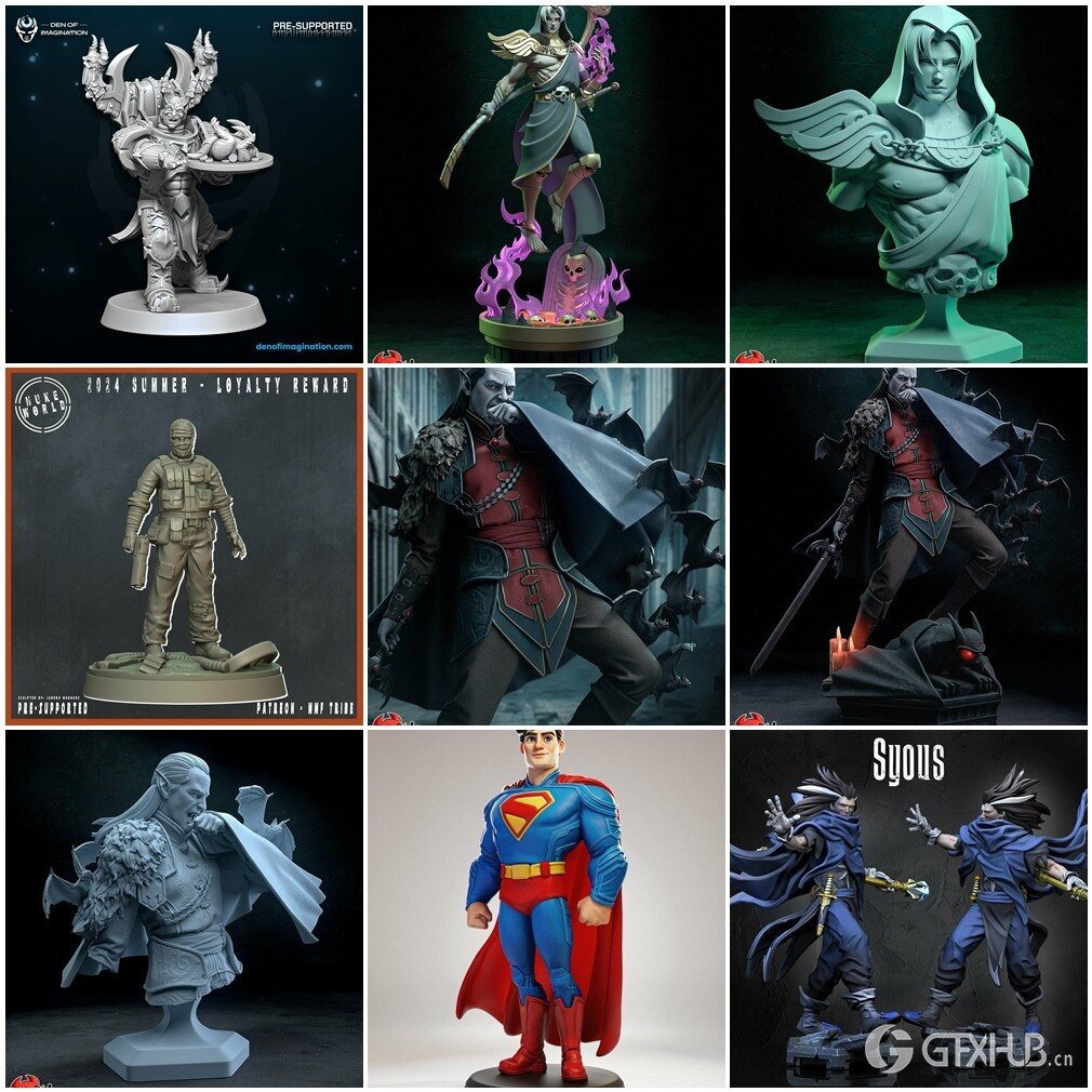 3D 打印模型系列第一季 3D-Print Models Collection Vol.1 2025