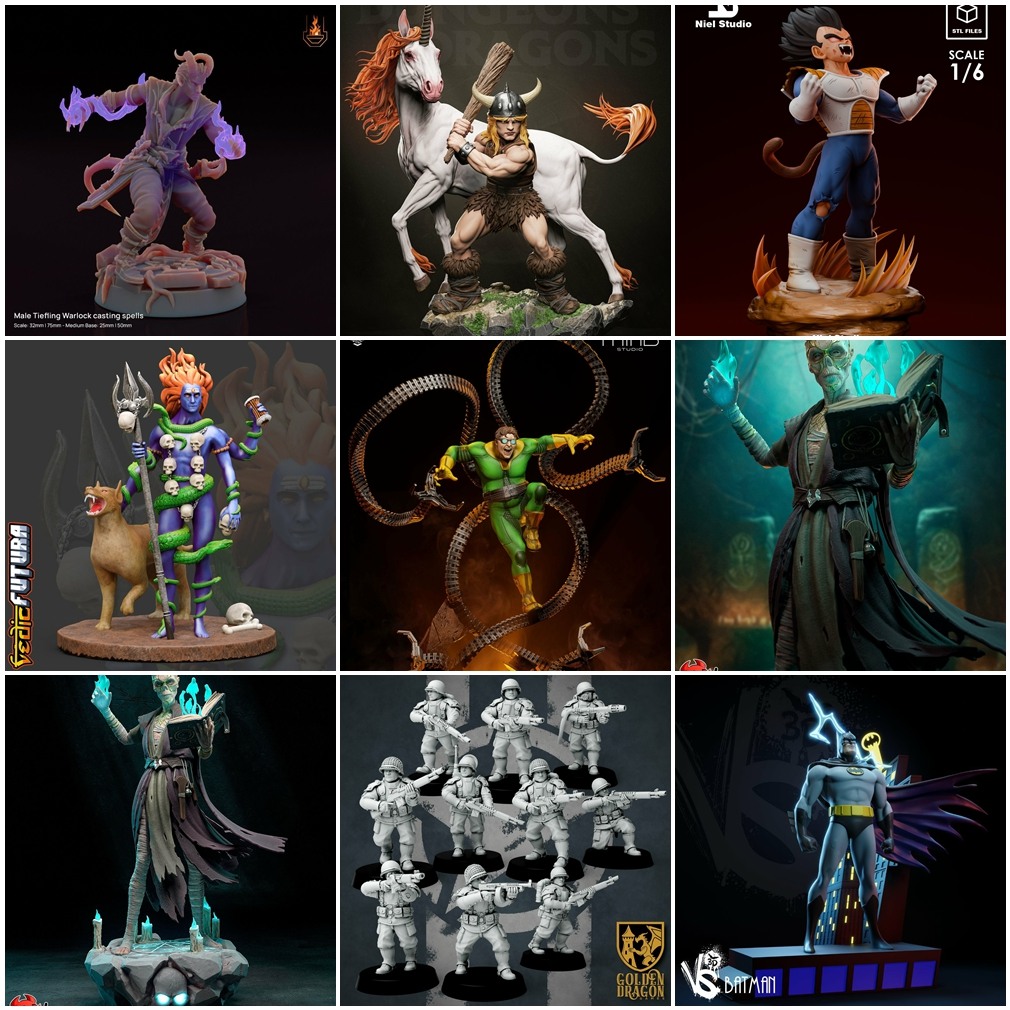 3D 打印模型系列第一季 3D-Print Models Collection Vol.1 2025