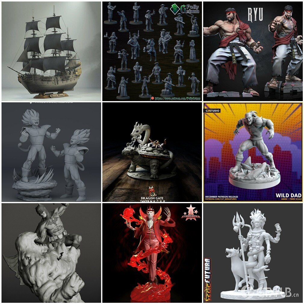 3D 打印模型系列第一季 3D-Print Models Collection Vol.1 2025
