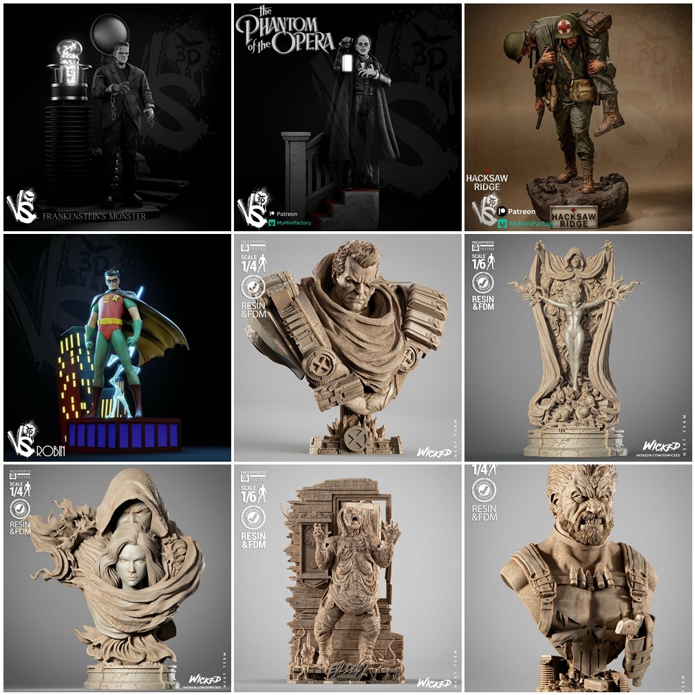 3D 打印模型系列第一季 3D-Print Models Collection Vol.1 2025