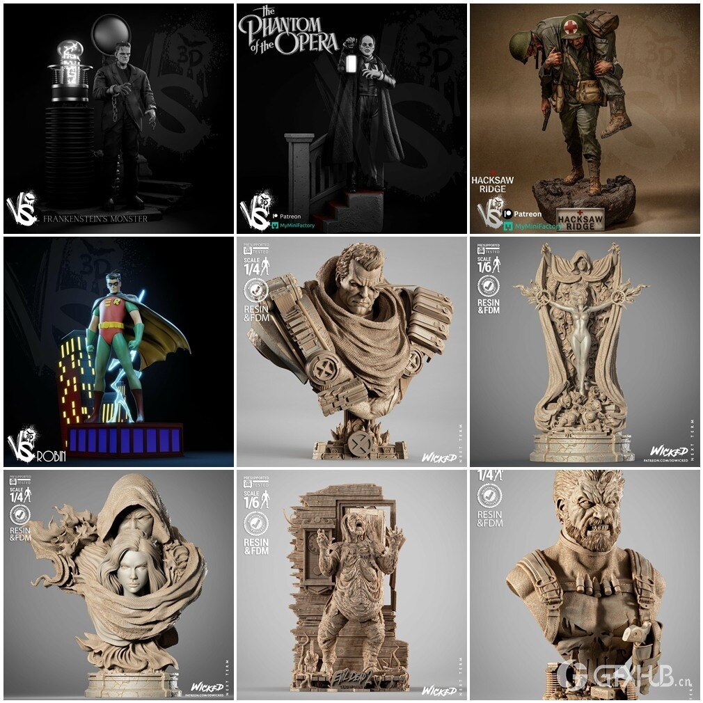 3D 打印模型系列第一季 3D-Print Models Collection Vol.1 2025