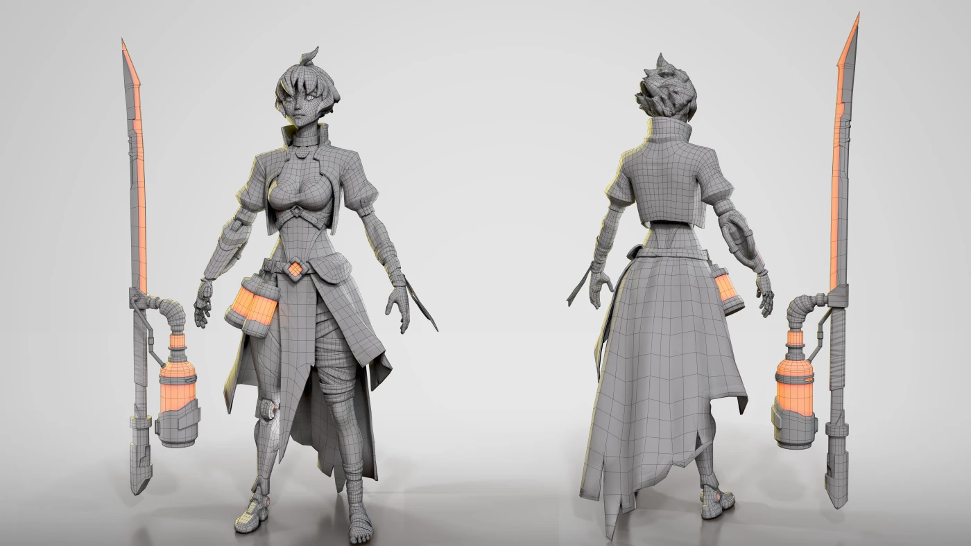 【中文字幕】 Zbrush 高级风格化 3D 游戏角色创建全流程课程