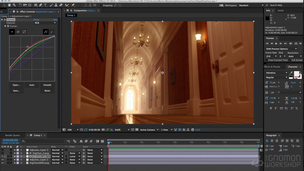 【中文字幕】AE+MAYA 高效的电影照明教程 Efficient Cinematic Lighting 2