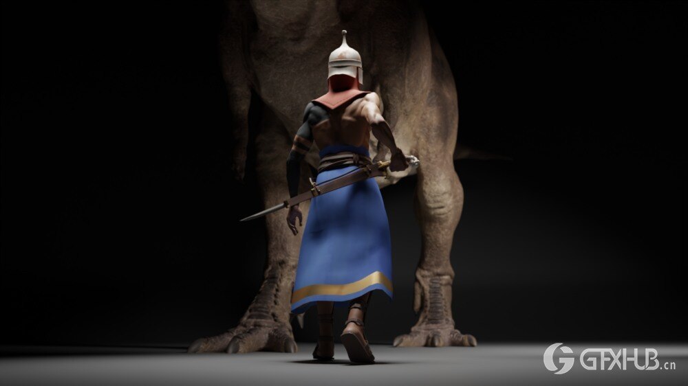 Blender 游戏角色制作完整流程 Game Ready Character In Blender